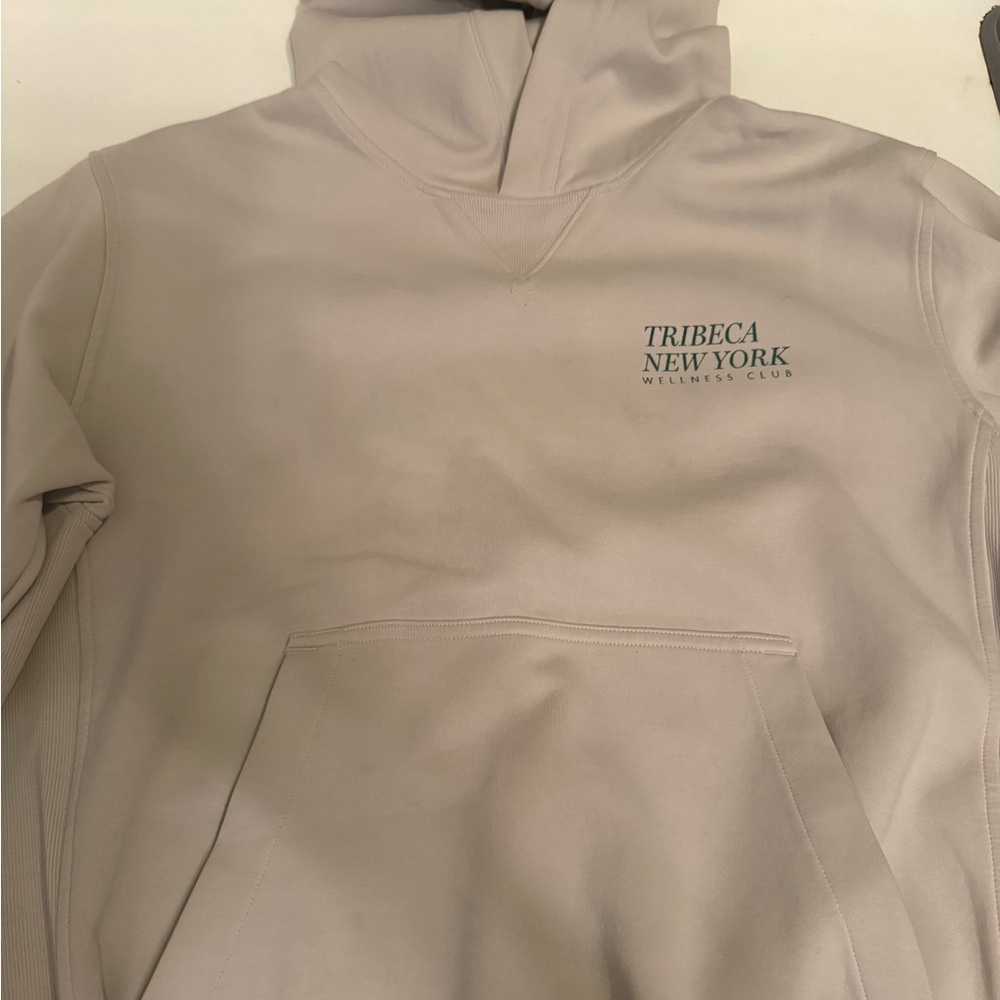 Tribeca New York Hoodie in Cream